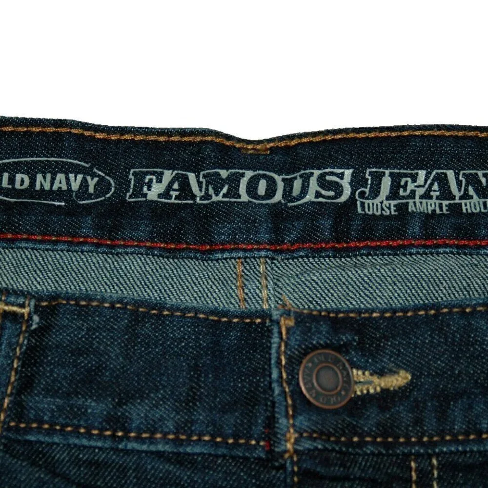 Old Navy Famous Jeans Men's 36 x 26 Loose (Actual 39 x 26)